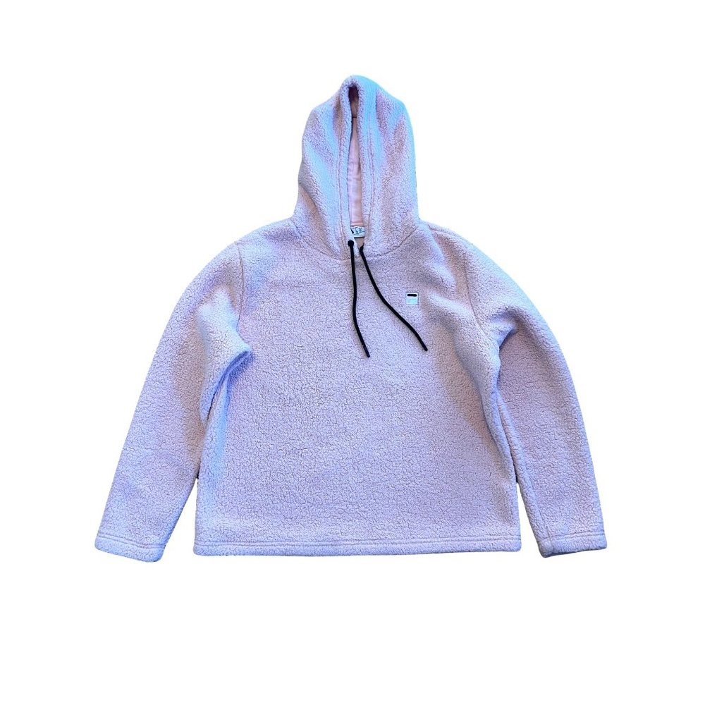 FILA Women's Sherpa Hoodie Pink XXL